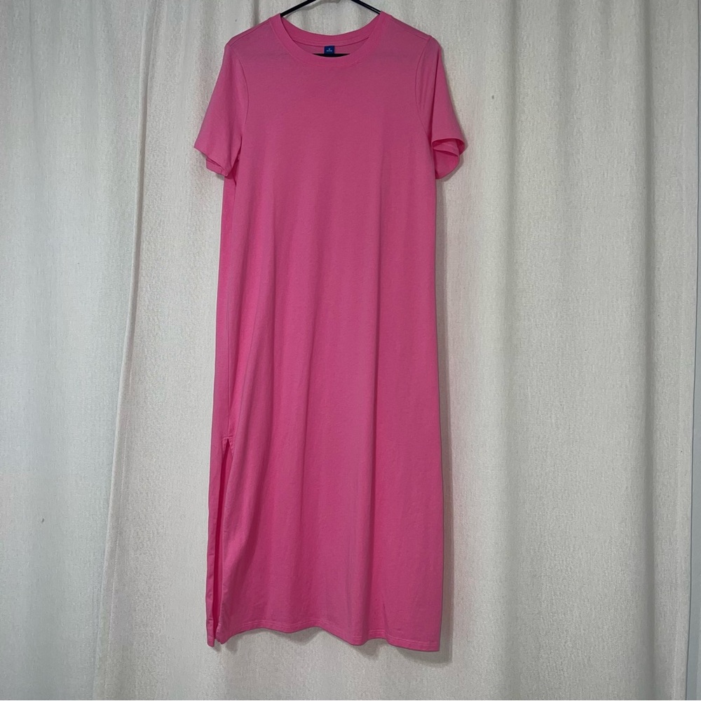 Old Navy Pink T Shirt Maxi Dress Petite